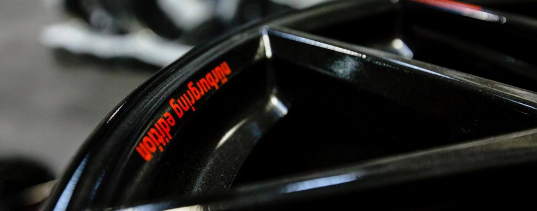 BBS Alufelge mit Tampondruck Veredelung