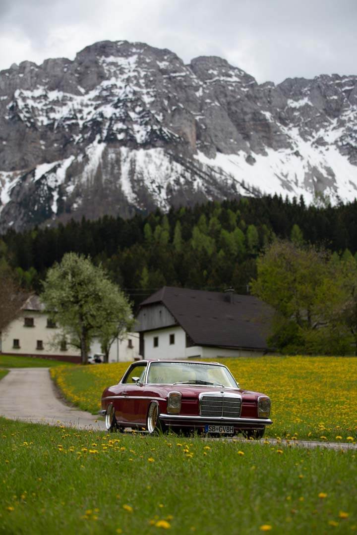 Mercedes W114 am Wörthersee 2019
