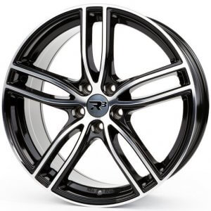 R3 Wheels R3H01 black-polished