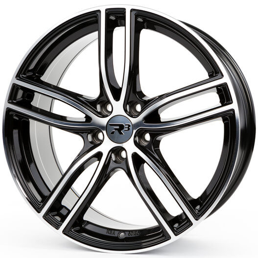 R3 Wheels R3H01 black-polished