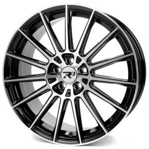 R3 Wheels R3H07 black-polished