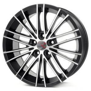 RStyle Wheels SR11 schwarz matt front polished