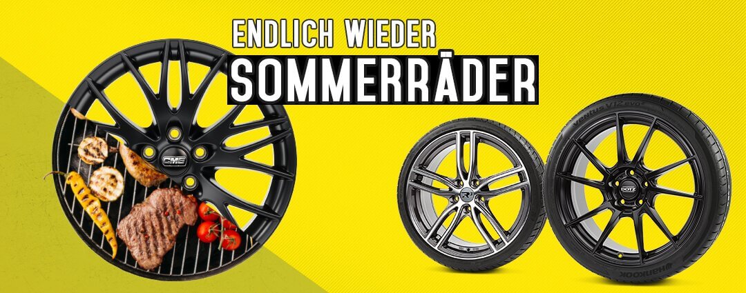 Endlich wieder Sommerräder