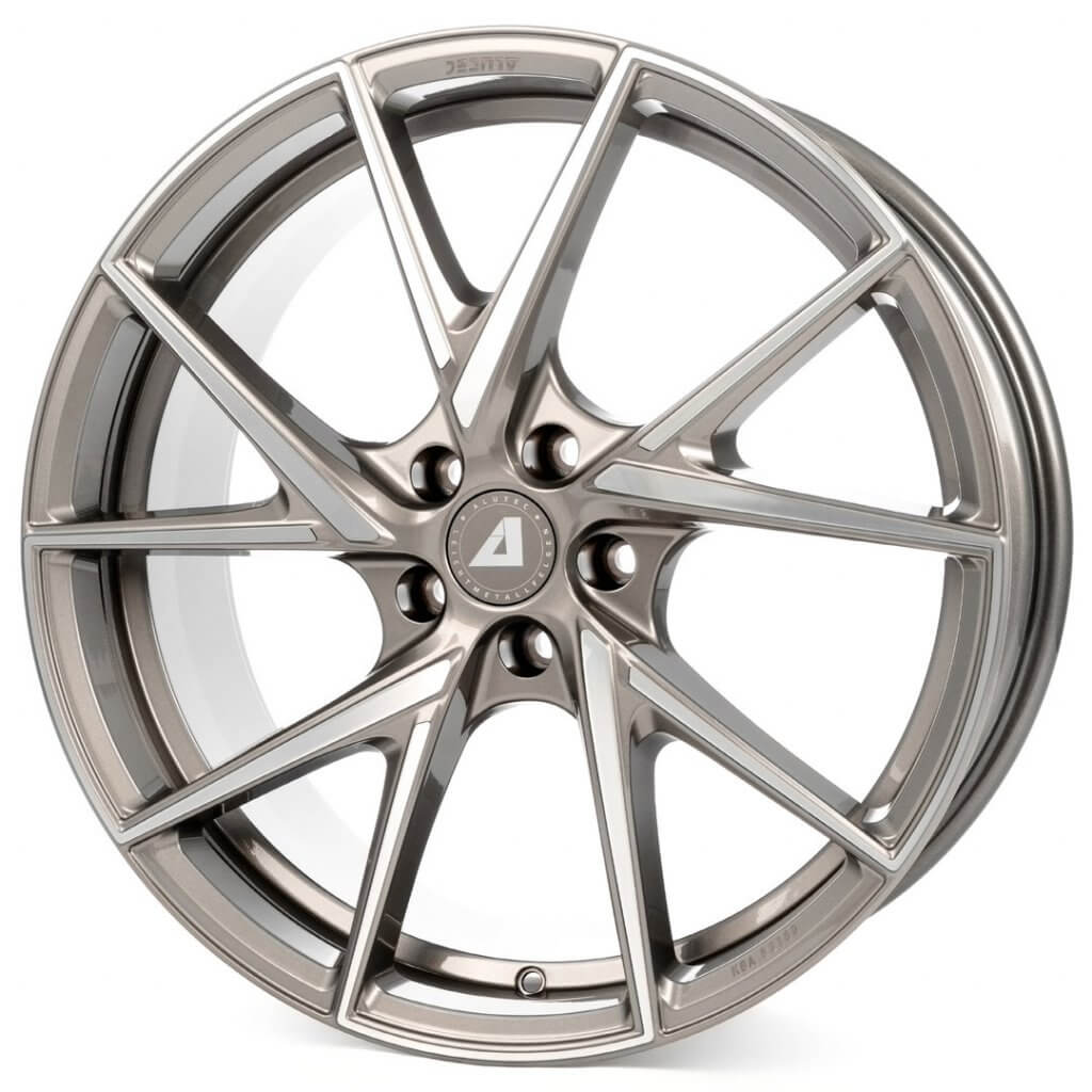 Alutec ADX.01 metallic-platinum frontpoliert