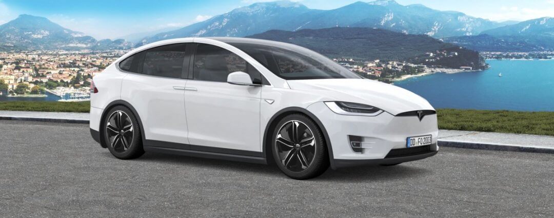Borbet TX black polished glossy Tesla Model X Kompakt-SUV