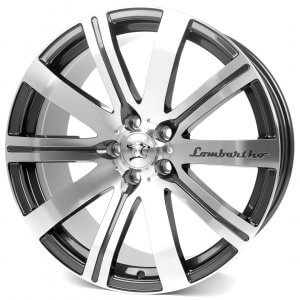 Cheetah Wheels Lombartho grey front polished