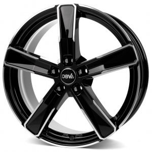 DBV 5 SP 004 schwarz glänzend front poliert