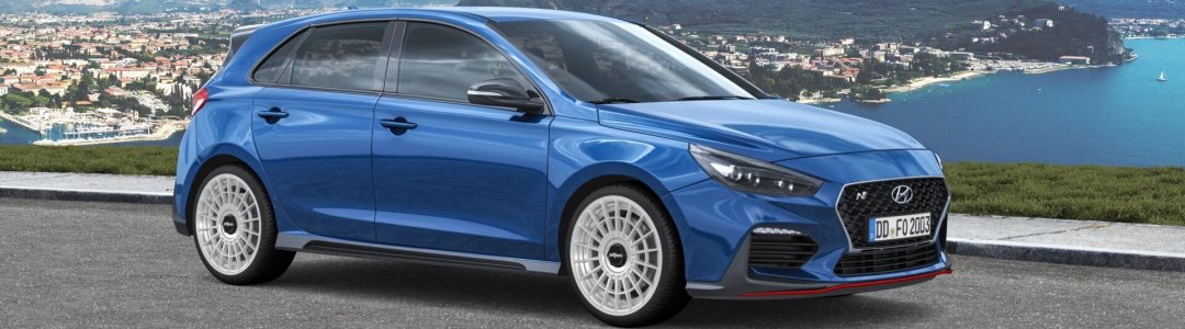 Rotiform LAS-R silber Hyundai i30 N Schrägheck