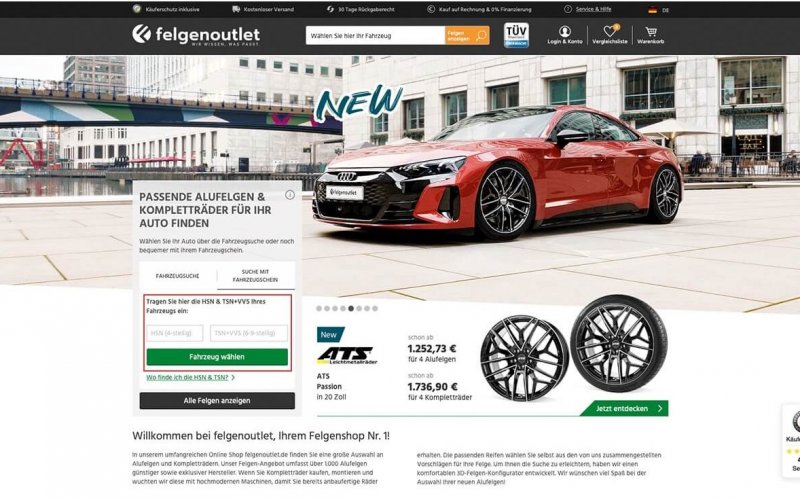 Schlüsselnummernsuche