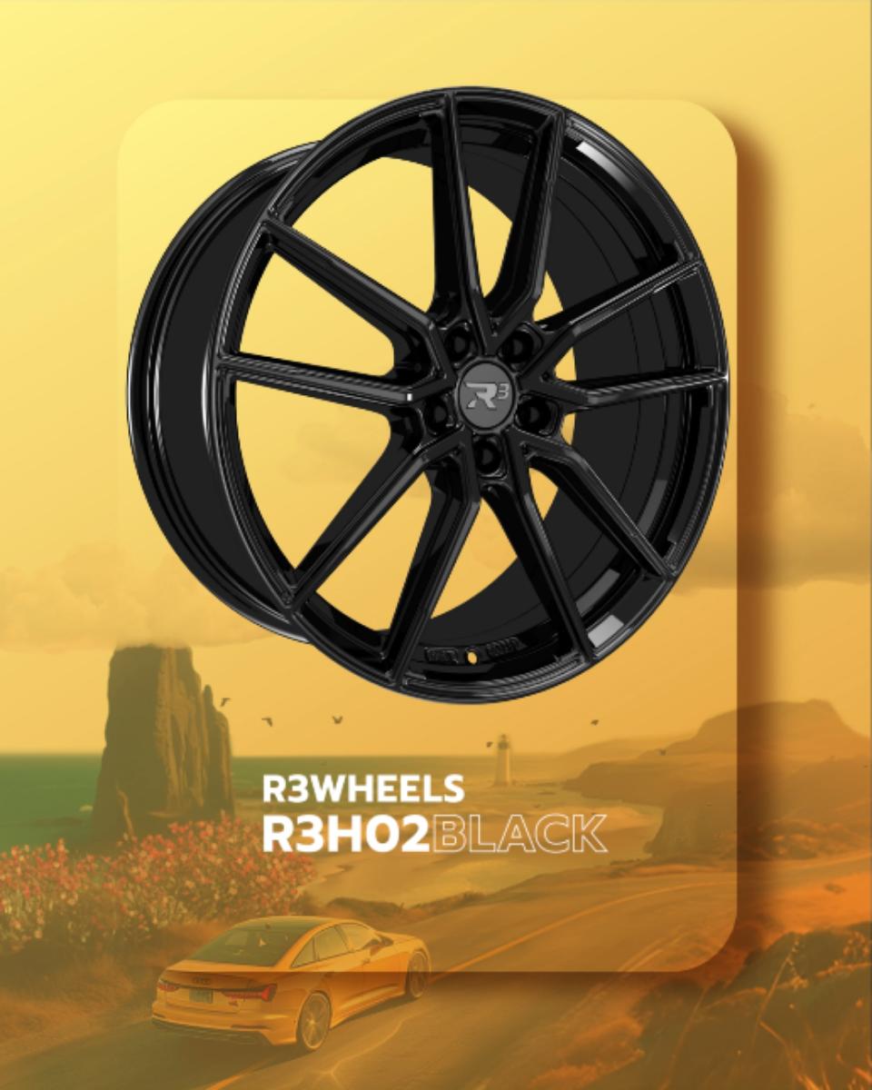 Sommer-Felgenangebot 2024 R3 Wheels R3H02 black