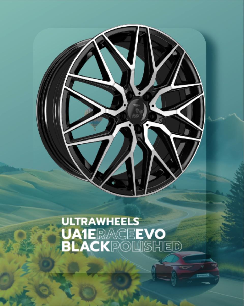 Sommer-Felgenangebot 2024 UltraWheels UA1E Race Evo black polished