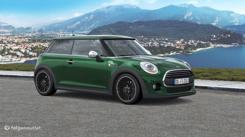 Keskin. KT18 mat black lip polish Mini One Schrägheck