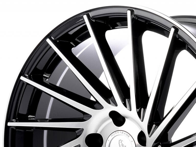 Keskin KT17 Hurricane black front polished