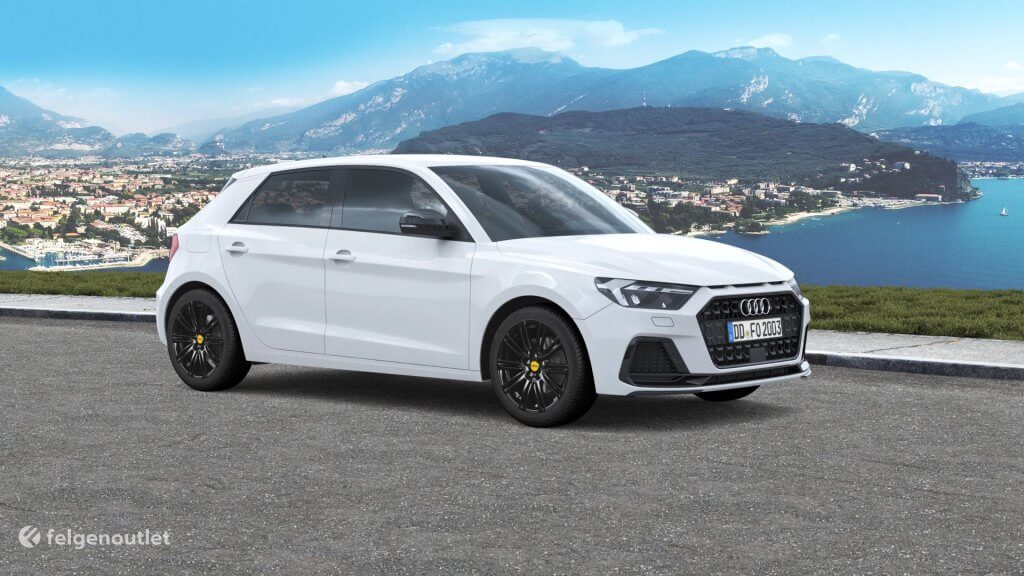 MAM A4 black painted Audi A1 Sportback