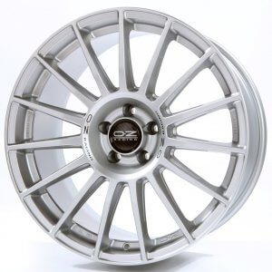 OZ Superturismo Dakar Matt Race Silver - Black Lettering