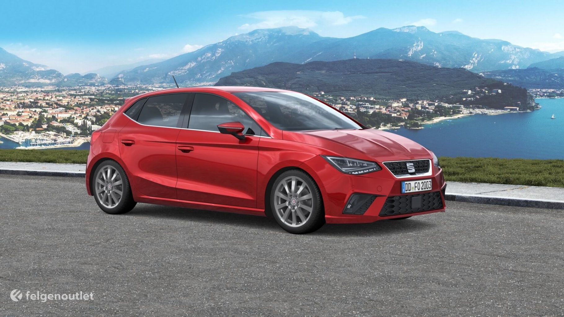 Platin P58 grey SEAT Ibiza Schrägheck