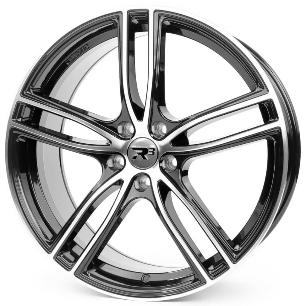 R3 Wheels R3H01 black-polished