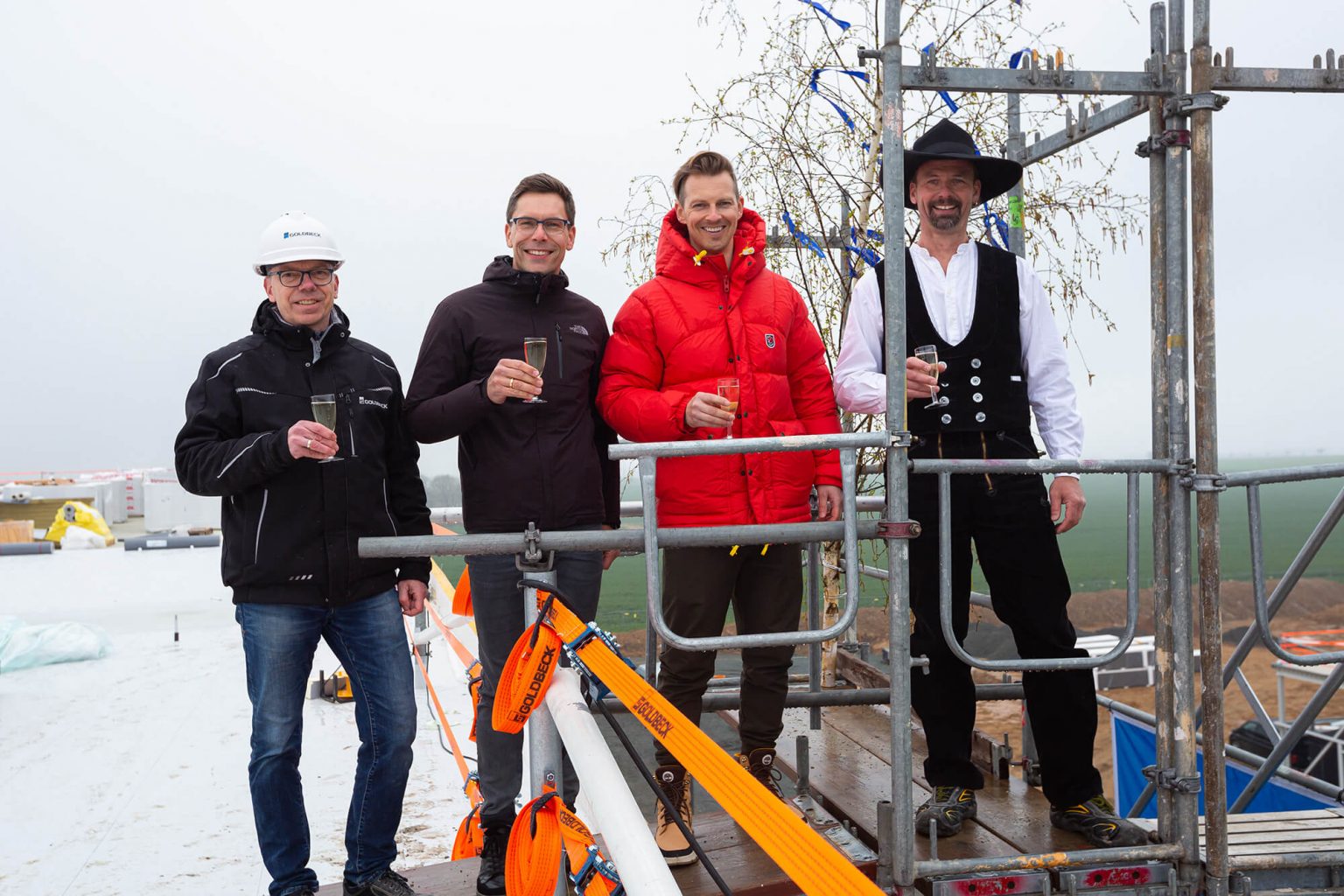 Richtfest Logistikzentrum Siebenlehn