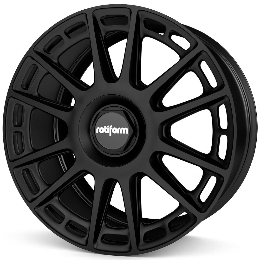 Rotiform OZR schwarz matt